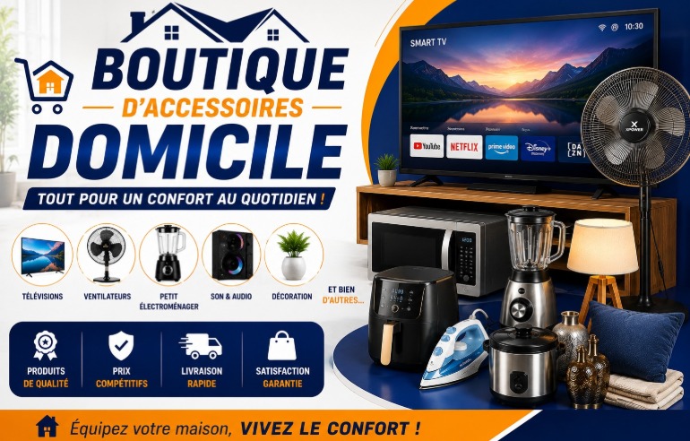 Boutique accessoires de domicile